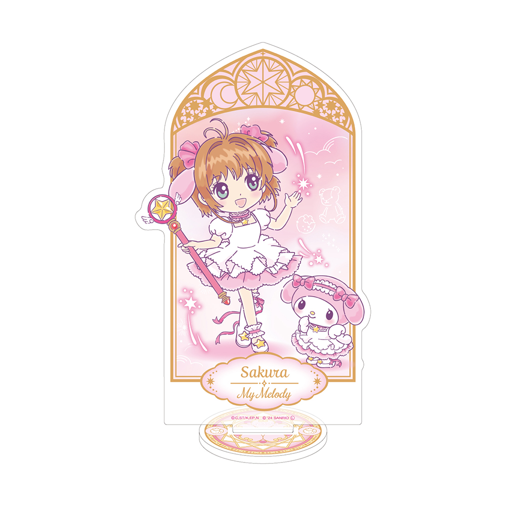 Hologram Acrylic Stand "Cardcaptor Sakura" x Sanrio Characters 02 Kinomoto Sakura x My Melody (Collaboration Illustration)