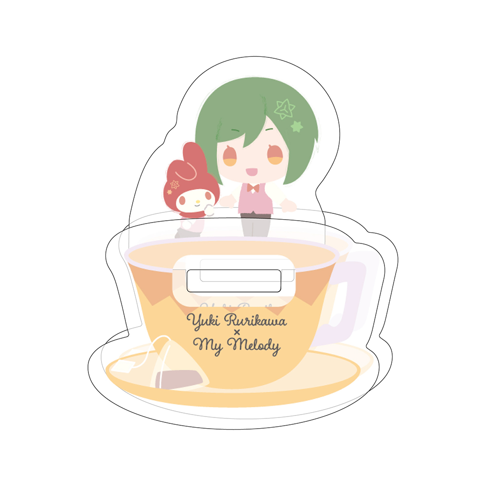 Yurayura Acrylic Stand "A3!" x Sanrio Characters 08 Rurikawa Yuki x My Melody (Mini Character Illustration)