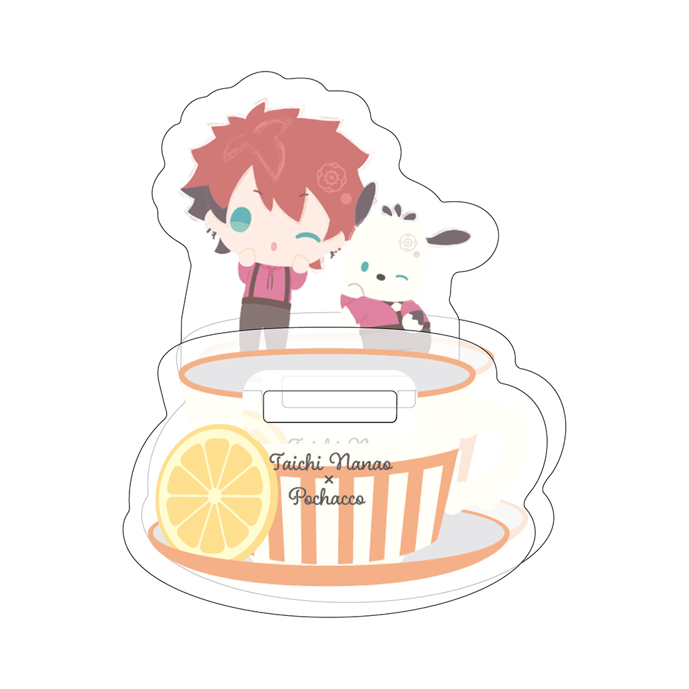 Yurayura Acrylic Stand "A3!" x Sanrio Characters 15 Nanao Taichi x Pochacco (Mini Character Illustration)