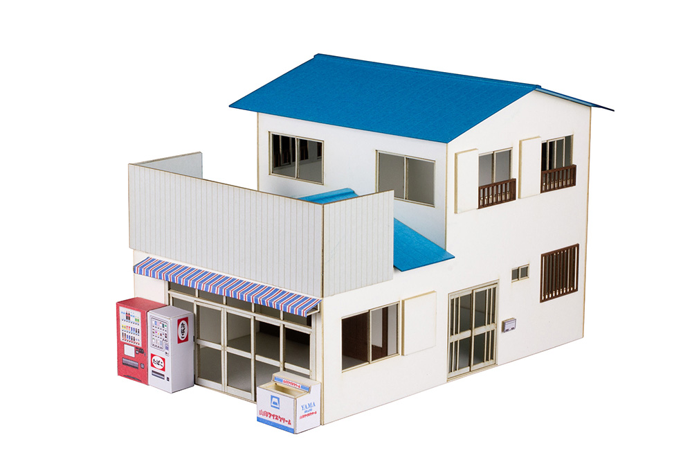 1/80 Scale Paper kit Town Corner Accessory Series Store 「General Store」
