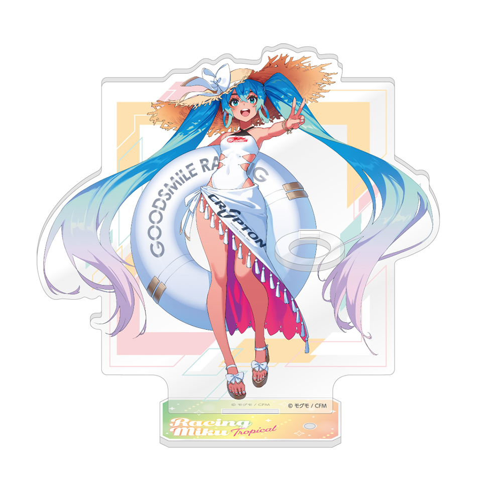 Racing Miku 2024 Tropical Ver. Acrylic Pen Stand