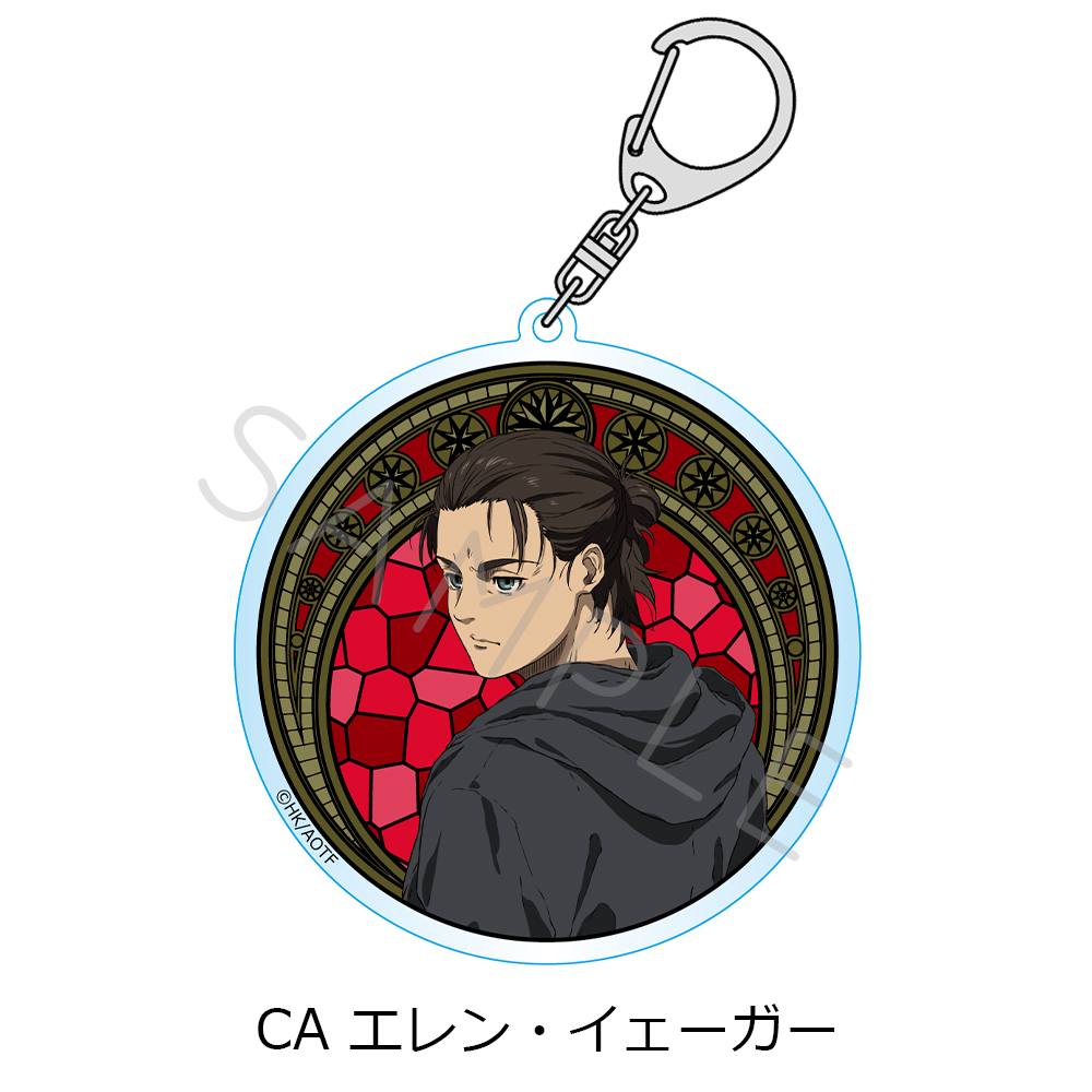 Attack on Titan The Final Season Vol. 12 Acrylic Key Chain CA Eren