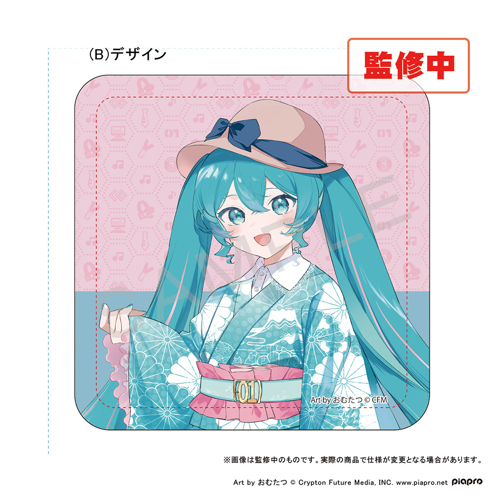 Hatsune Miku x Koshu Inden Mini Hand Towel B Design