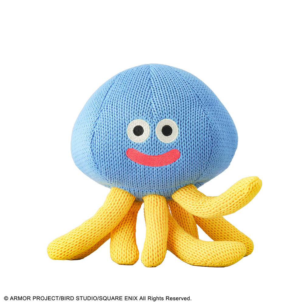 Dragon Quest Smile Slime Bendable Knitted Plush Healslime
