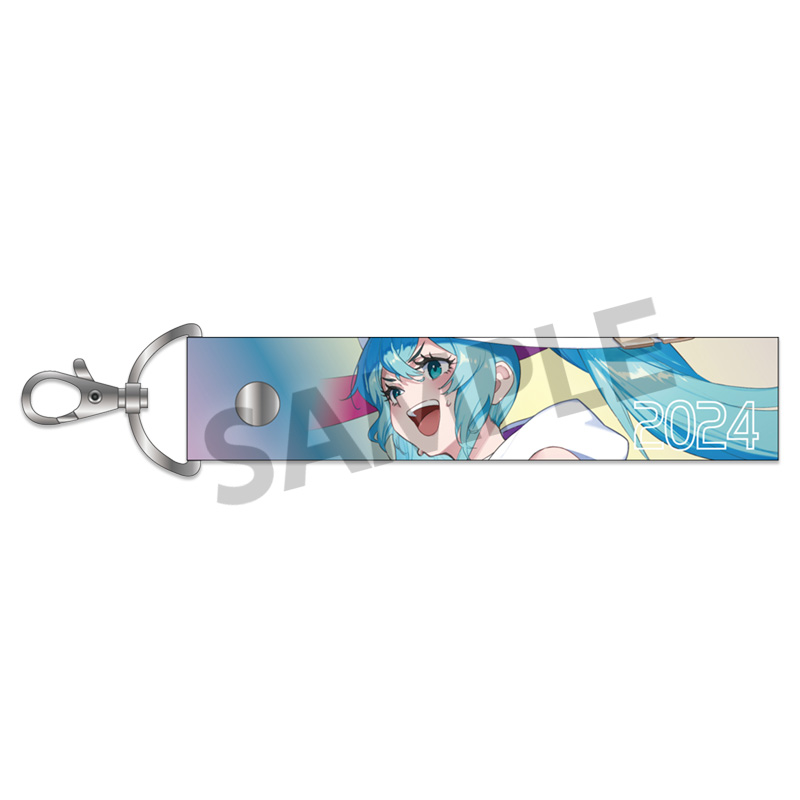 Racing Miku 2024 Rd.3 SUZUKA Ver. Aurora Tape Keychain