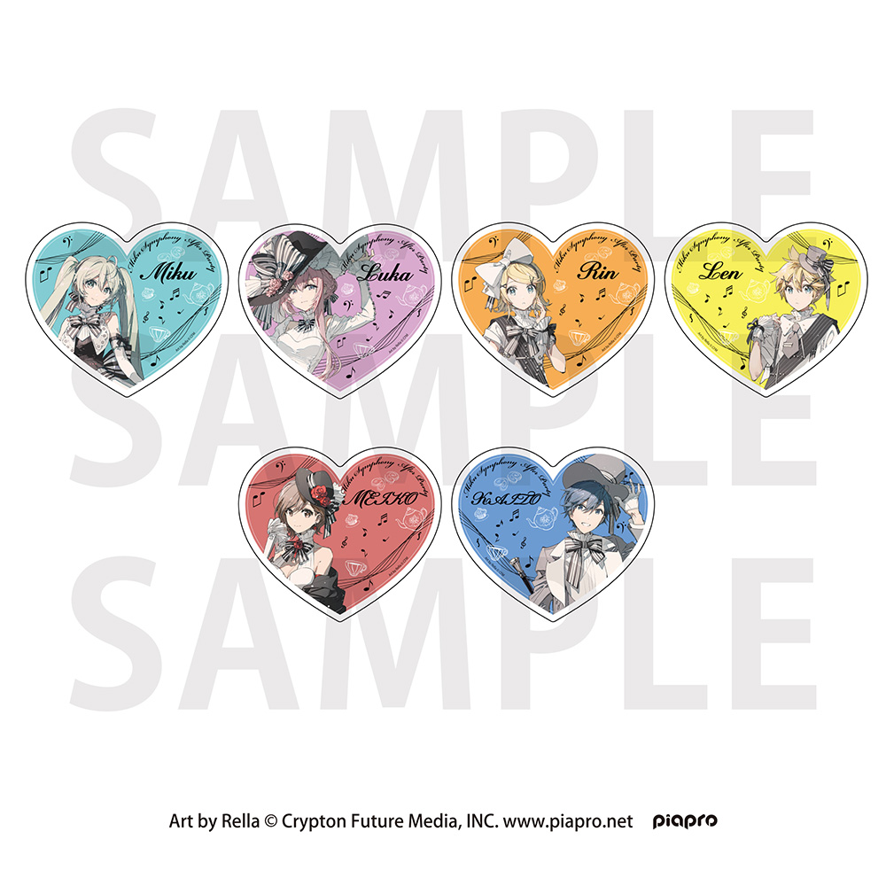 Piapro Characters Hatsune Miku Symphony Collaboration Cafe After Party in Yokohama Trading Acrylic Coaster with Stand