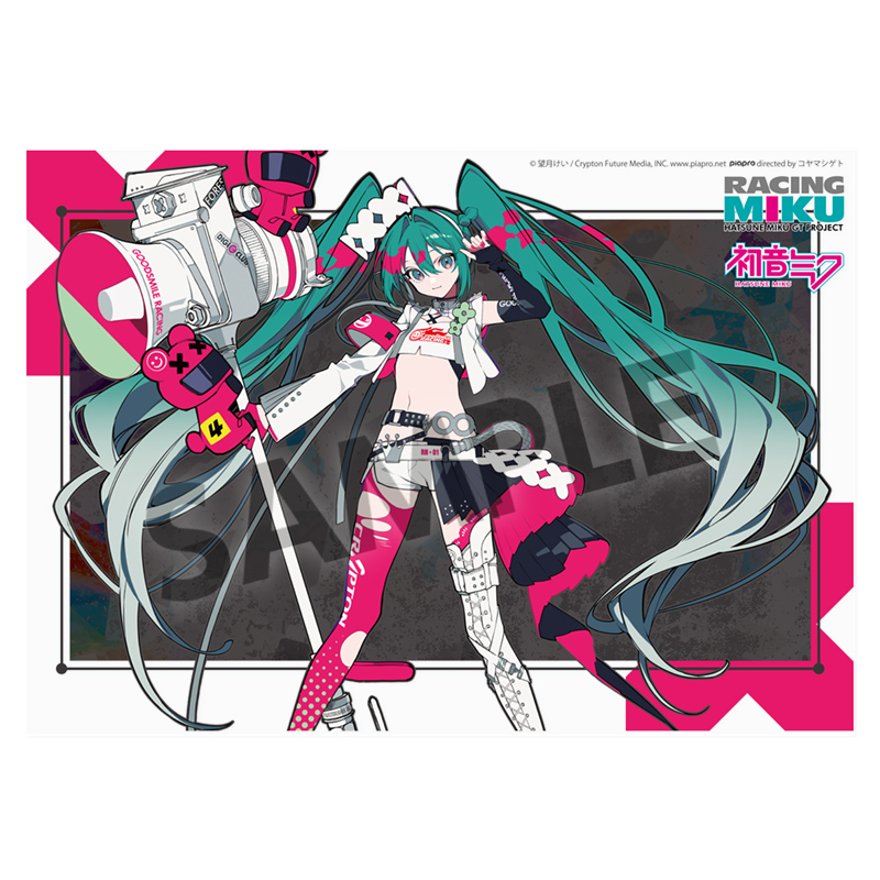 Racing Miku 2025 Key Visual 1 Ver. Visual Acrylic Plate