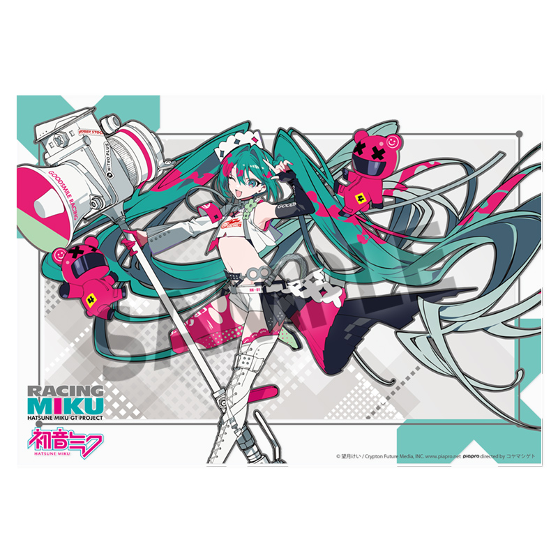 Racing Miku 2025 Key Visual 2 Ver. Visual Acrylic Plate