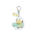 Acrylic Key Chain with Parts HAPIDANBUI 05 Kero Kero Keroppi (Graff Art Illustration)