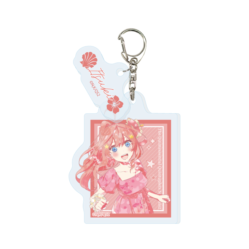Acrylic Key Chain with Parts "The Quintessential Quintuplets Specials 2" 05 Itsuki (Sparkly Paint)