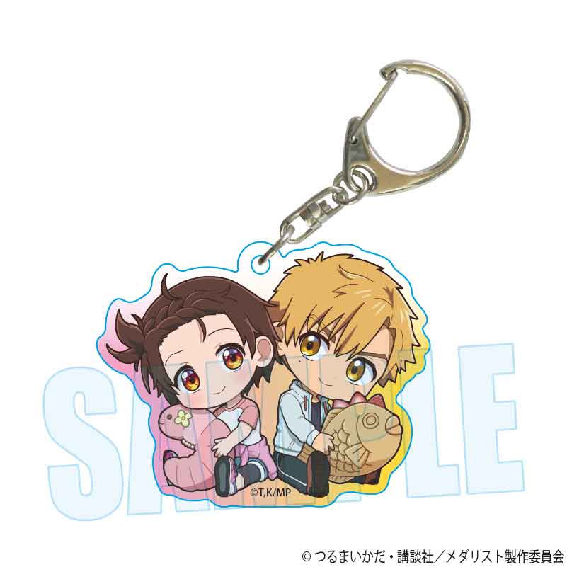 GyuGyutto Acrylic Key Chain "Medalist" Yuitsuka Inori & Akeuraji Tsukasa