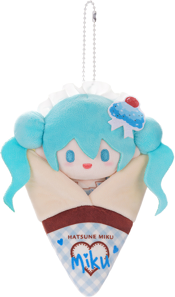 Character Vocal Series 01: Hatsune Miku Crêpe Mascot Keychain C