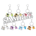 Blue Lock Trading Twin Acrylic Key Chain Flower Marche