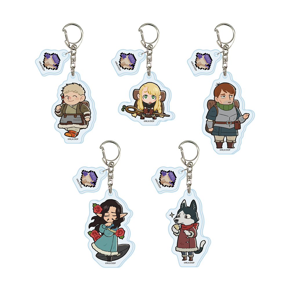 Acrylic Key Chain with Parts "Delicious in Dungeon" 01 Official Illustration