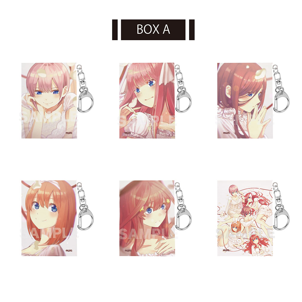 The Quintessential Quintuplets Miniature Canvas Key Chain 01 Vol. 1 Box A