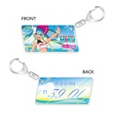 Racing Miku 2024 Summer Holiday Ver. Number Plate Style Key Chain