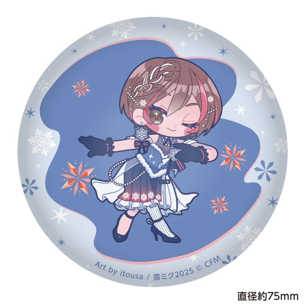SNOW MIKU 2025 Punipuni Can Badge MEIKO itousa Ver.