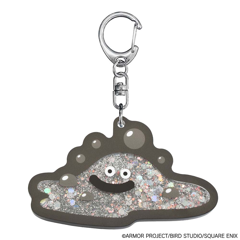 Dragon Quest Smile Slime Lame de Kirakira! Key Chain Liquid Metal Slime