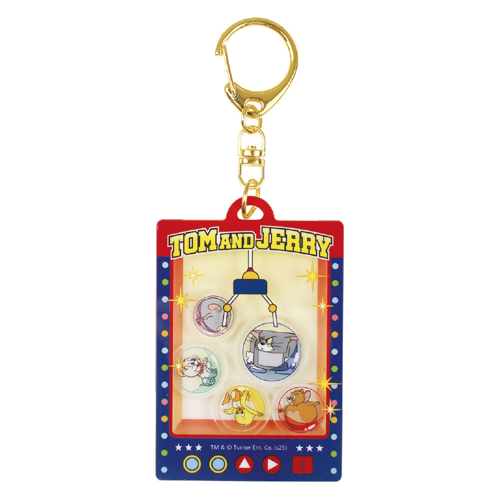 Tom and Jerry Shaka Character Key Chain Crane Time Blue