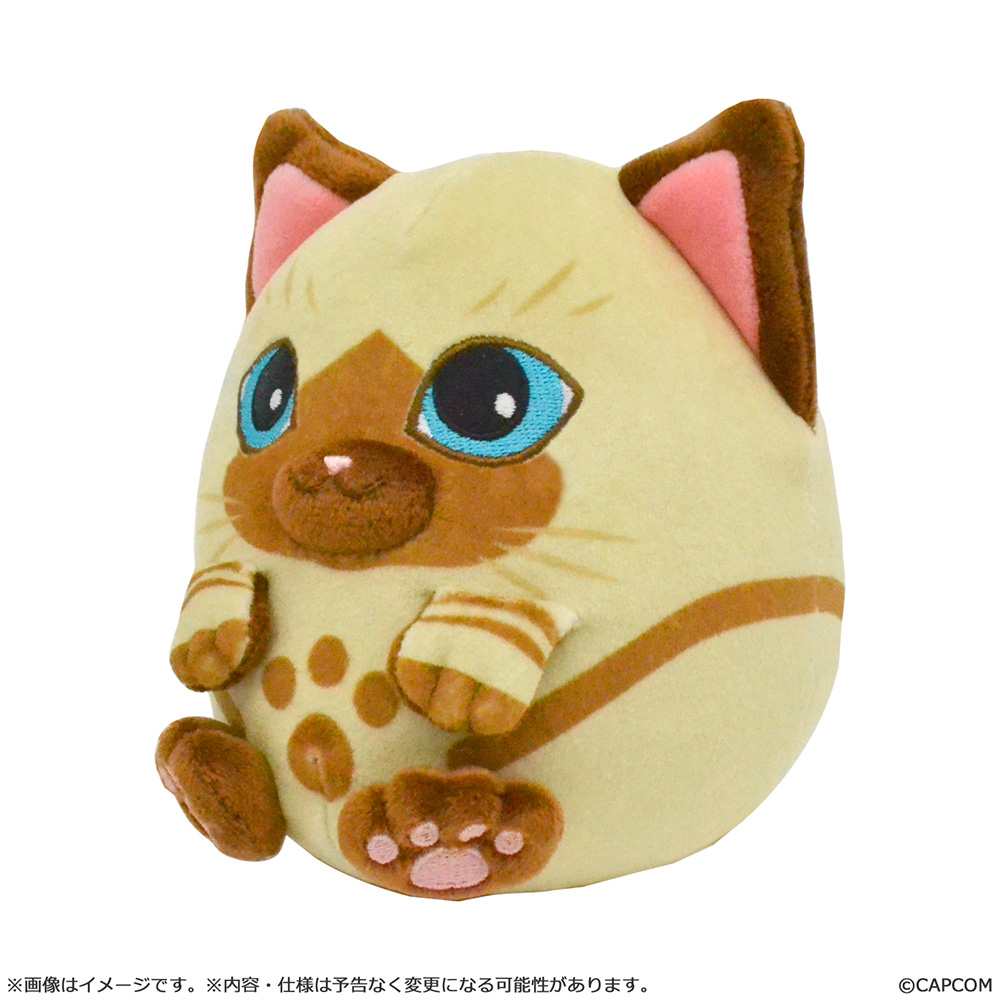 Monster Hunter Fluffy Eggshaped Plush Mini Felyne
