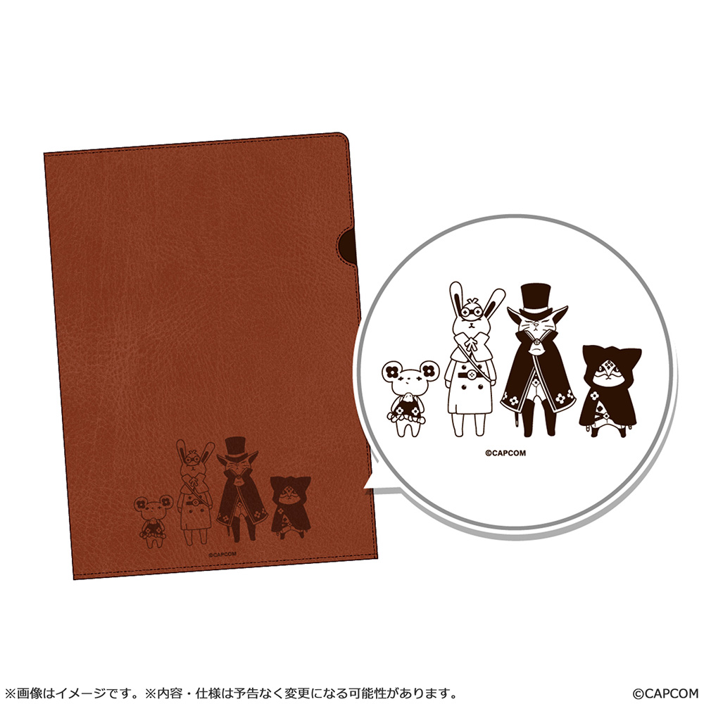 Leather booklet-like file folder The Great Ace Attorney IRIS'S HANDMADE CHARMS B
