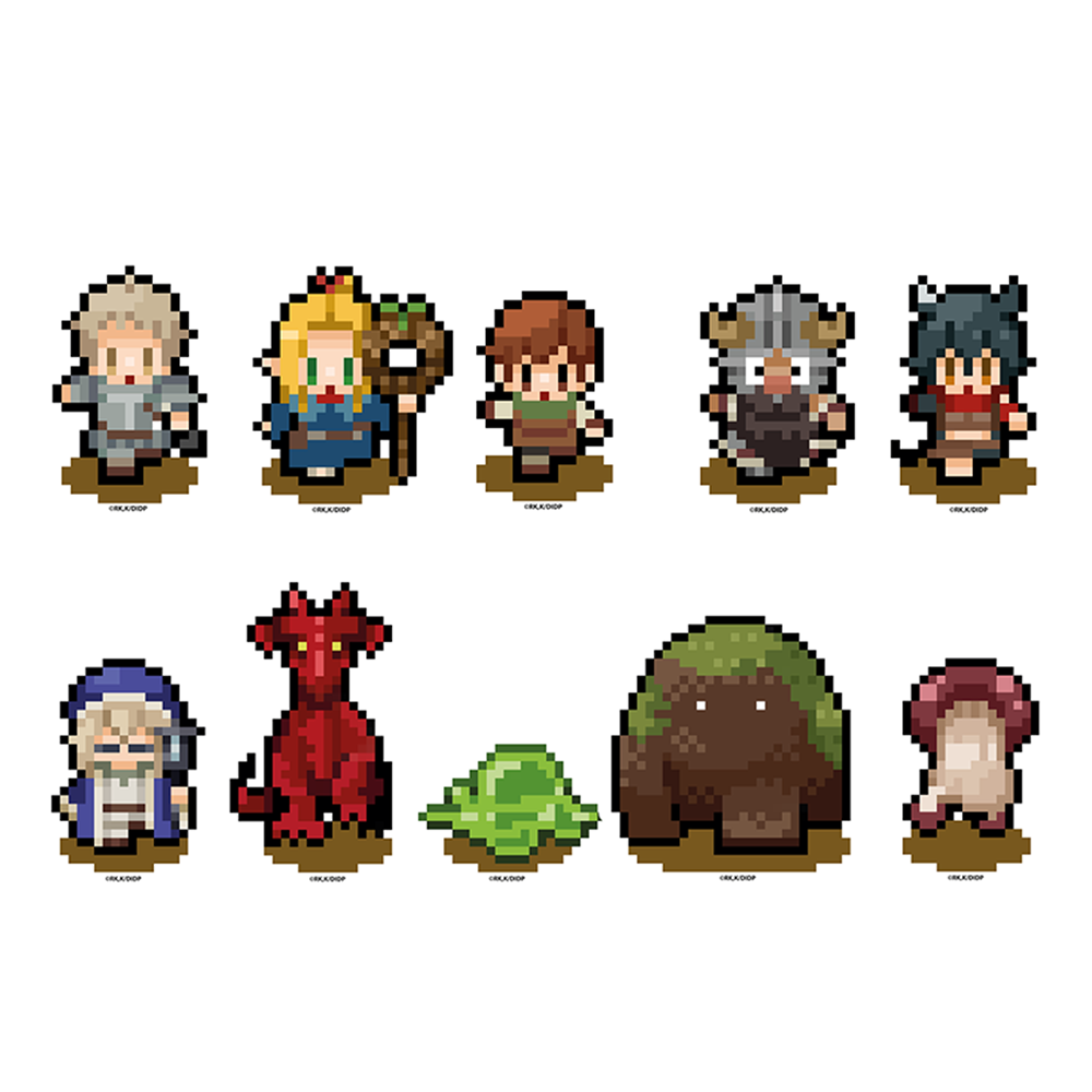 Delicious in Dungeon - Sticker Set 03 - Pixel (10 Styles)