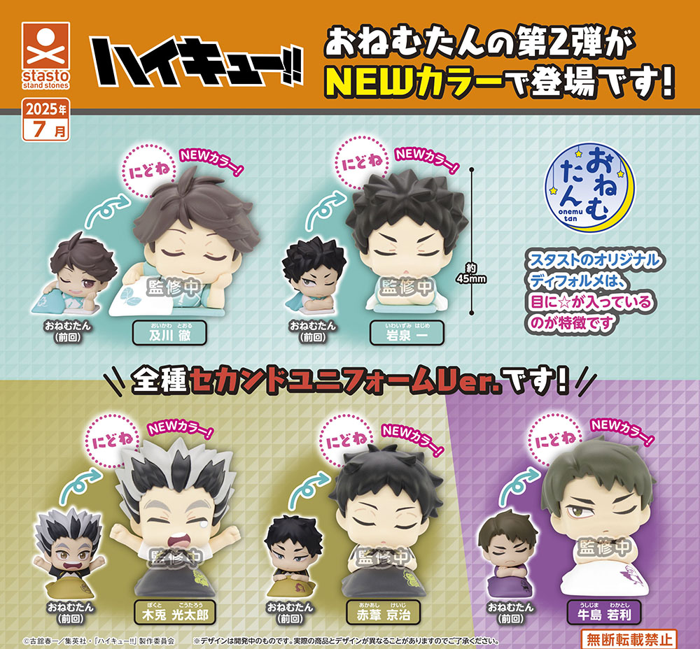 Onemutan "Haikyu!!" Vol. 2 Go Back to Sleep Second Uniform Color Ver.