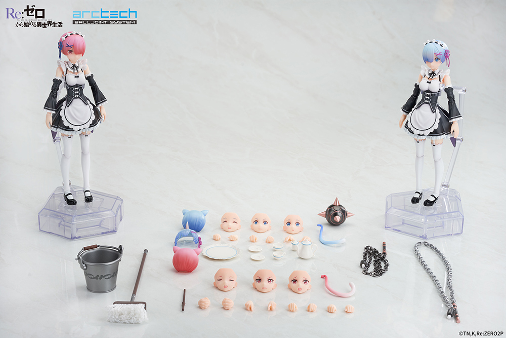 ARCTECH Posable Series Re:ZERO -Starting Life in Another World- Ram & Rem Set