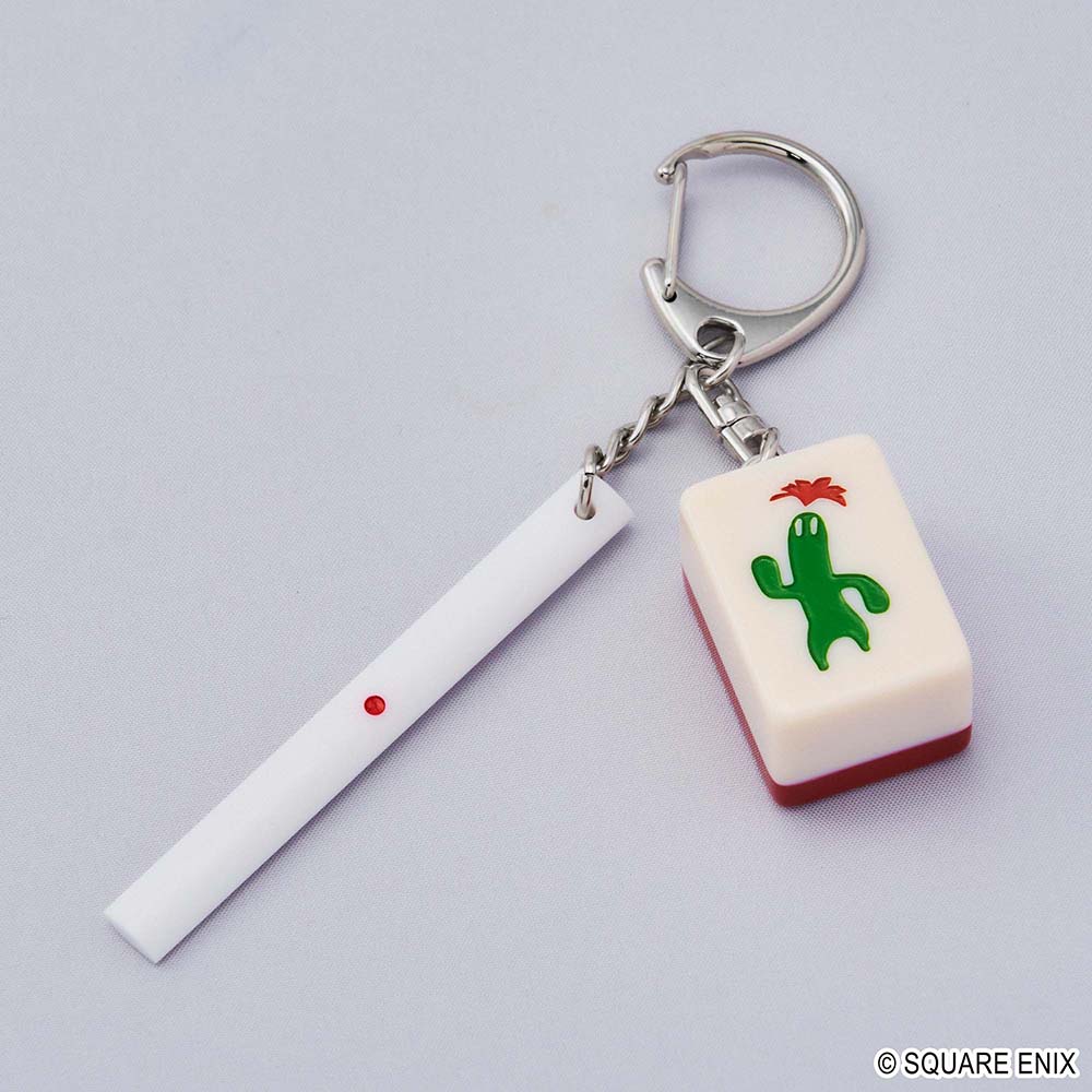 FINAL FANTASY XIV Doman Mahjong Tile Key Chain - One of Bamboo