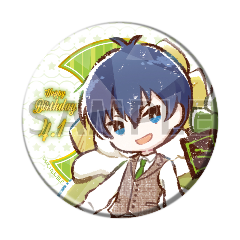 Hologram Can Badge (57mm) "Blue Lock" 05 Birthday Ver. Isagi Yoichi (Graff Art Illustration)