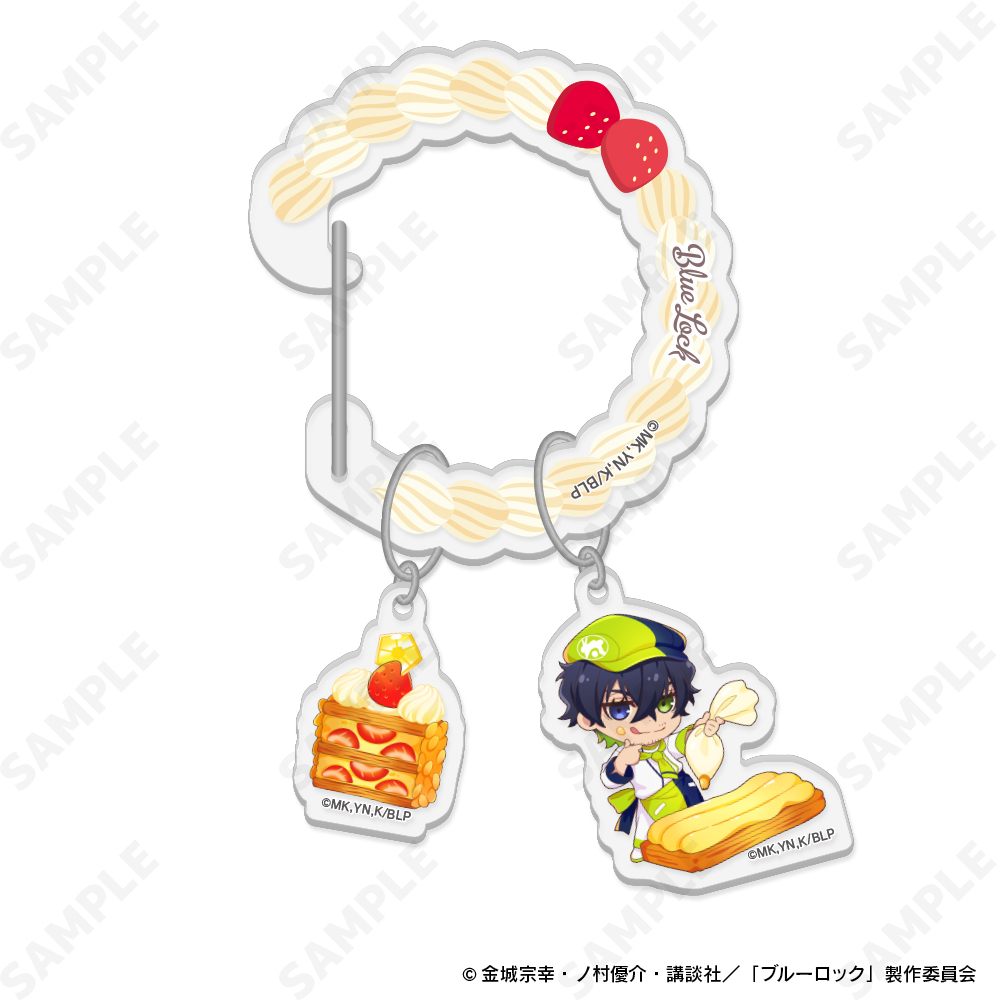 Blue Lock Acrylic Carabiner 9 Oliver Aiku Bon Appetit