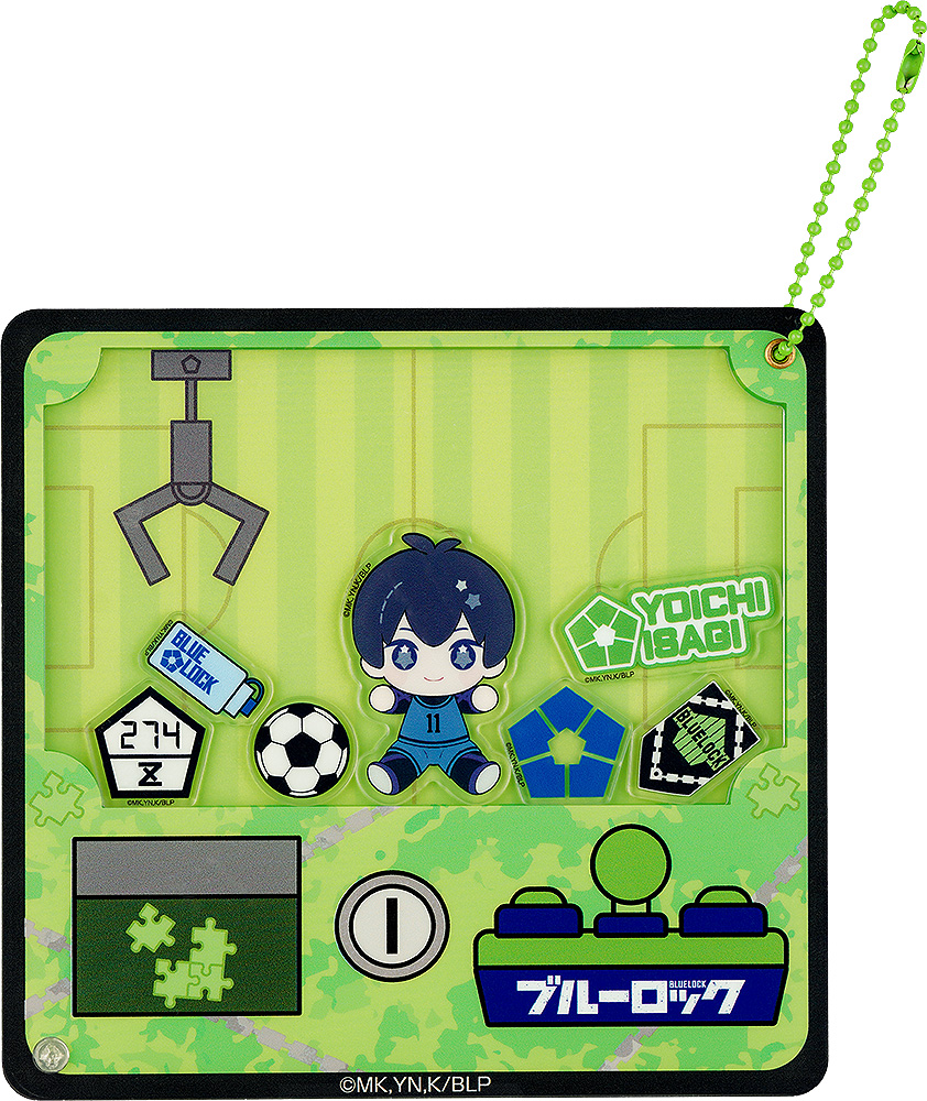 HUGGY Series Claw Machine Acrylic Keychain Isagi Yoichi