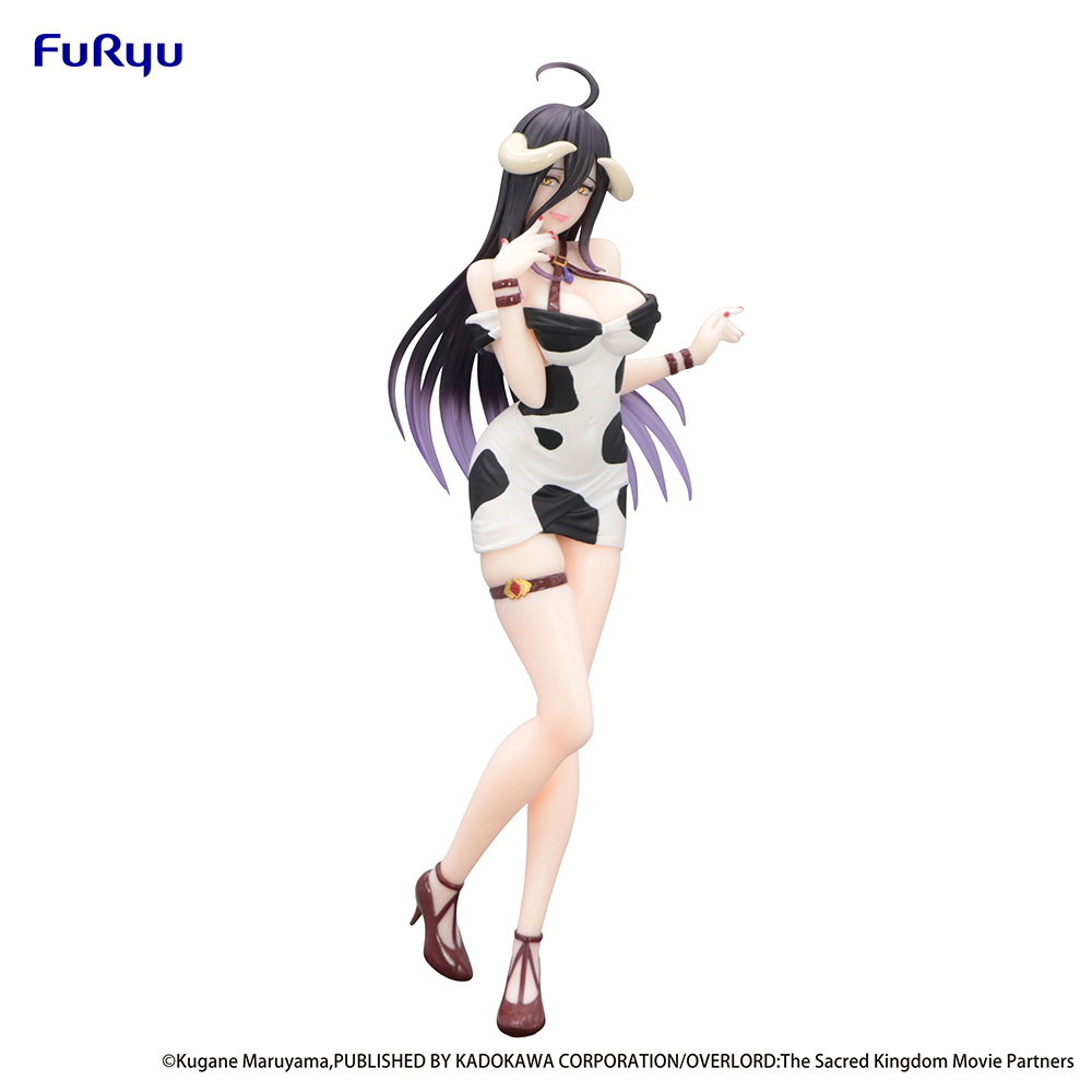 OVERLORD Trio-Try-iT Figure -Albedo Mini Dress Cow Pattern ver.-
