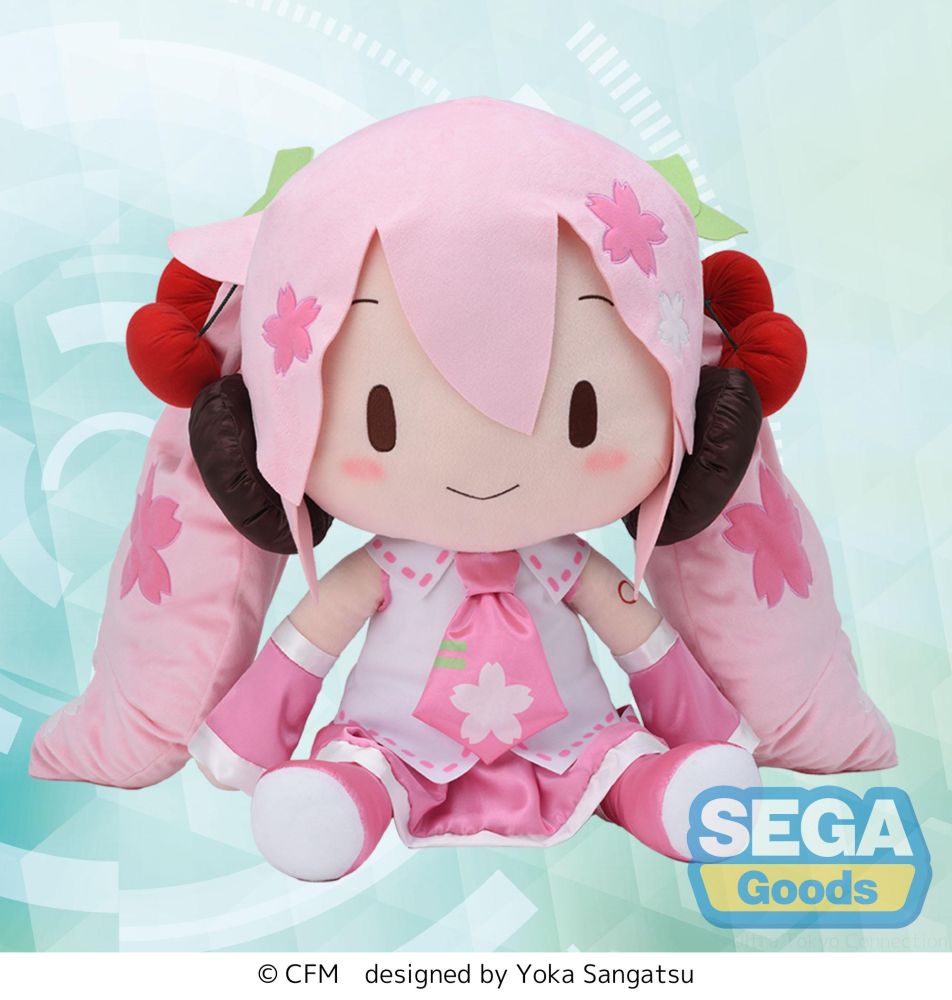 fuwa petit "Sakura Miku" Dodeka Jumbo Plush