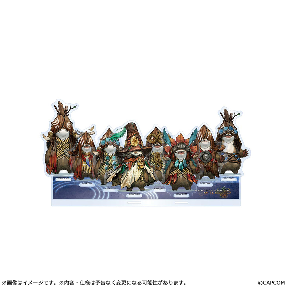 Monster Hunter Wilds acrylic stand Rove set