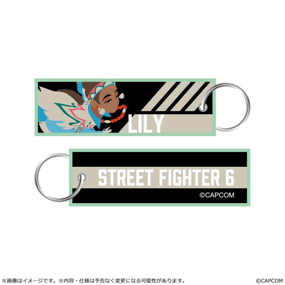 Street Fighter 6 Flight Tag Keychain LILY