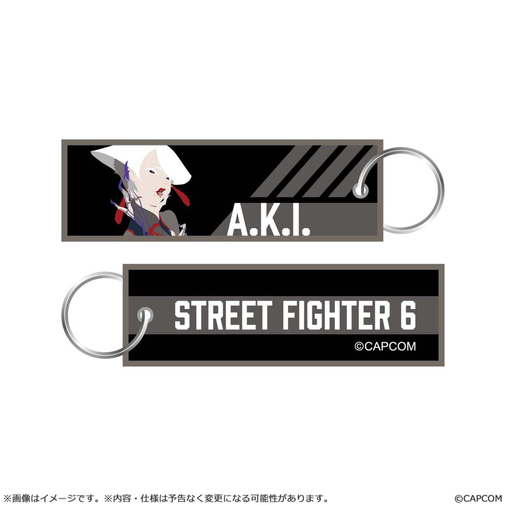 Street Fighter 6 Flight Tag Keychain A.K.I