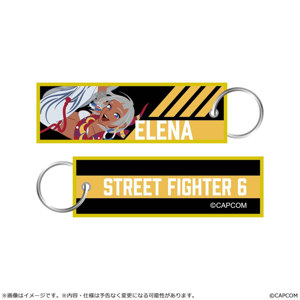 Street Fighter 6 Flight Tag Keychain ELENA
