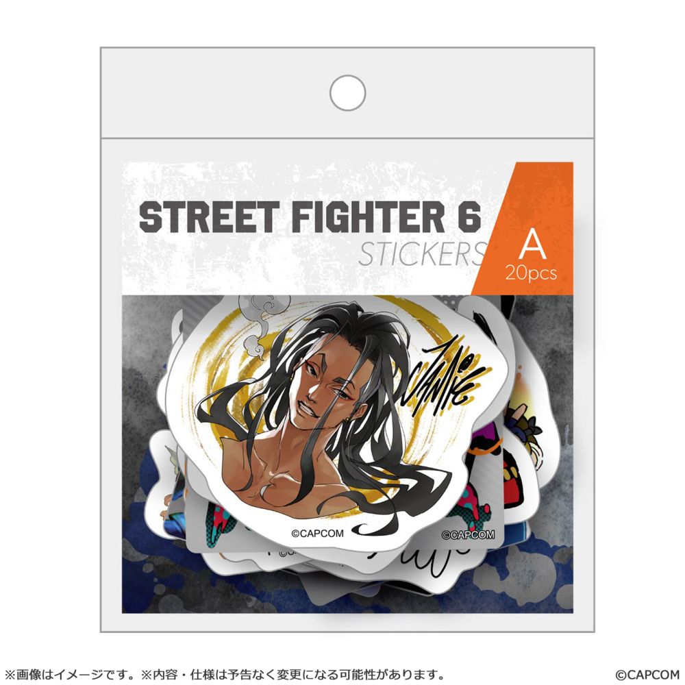 Street Fighter 6 die-cut stickers A set
