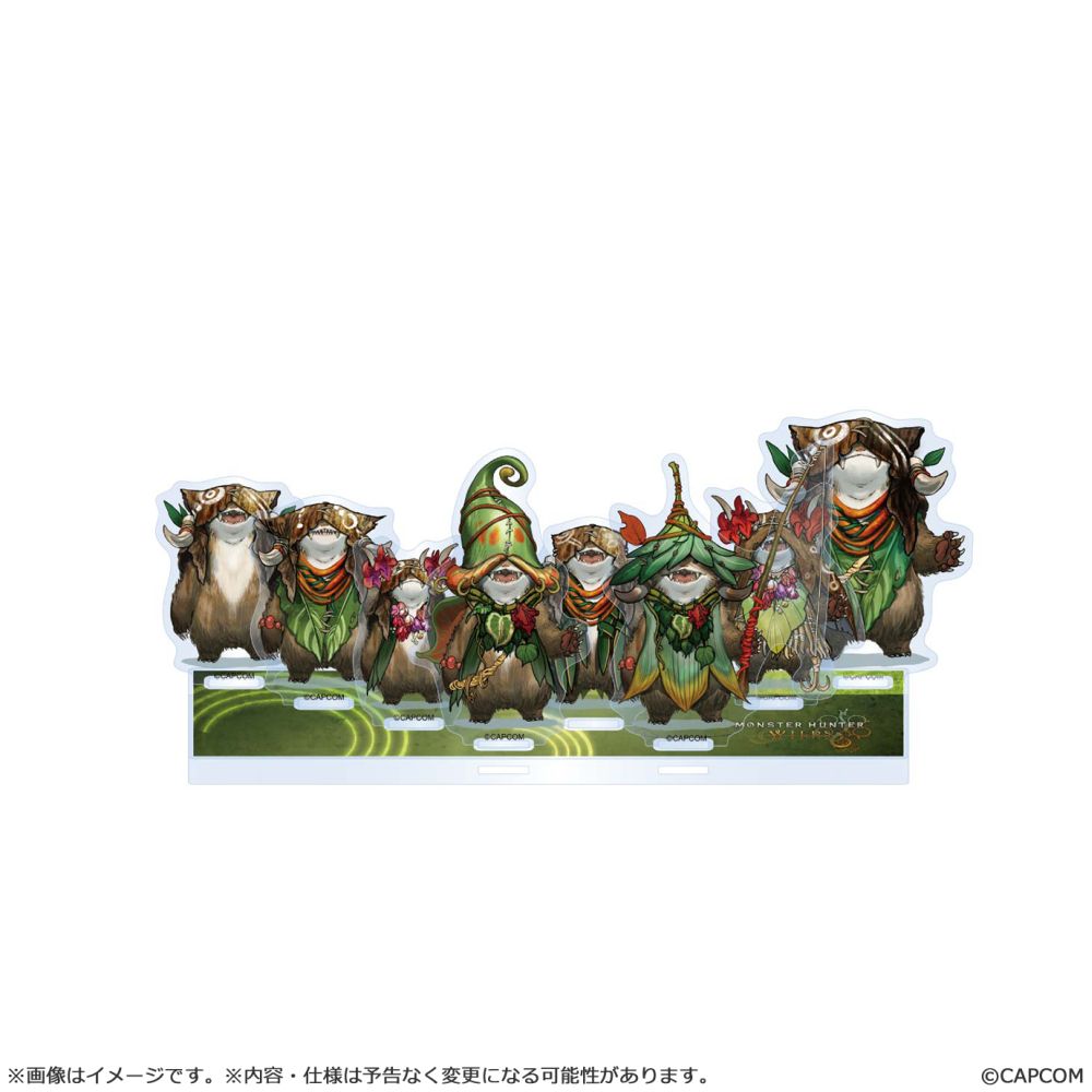 Monster Hunter Wilds acrylic stand Chomber set