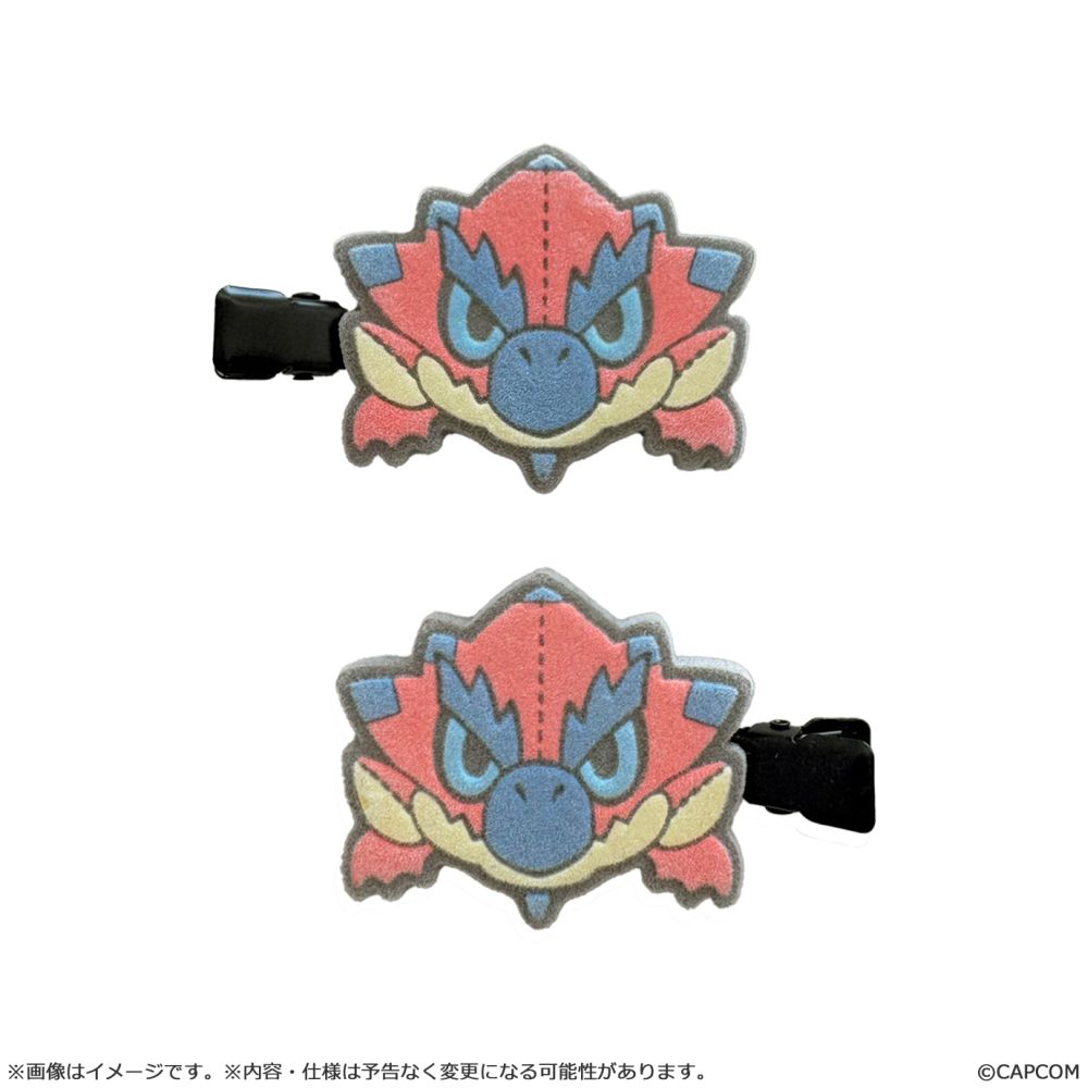 MONSTER HUNTER CHIBI STYLE Flocked Hair Clip: Rathalos