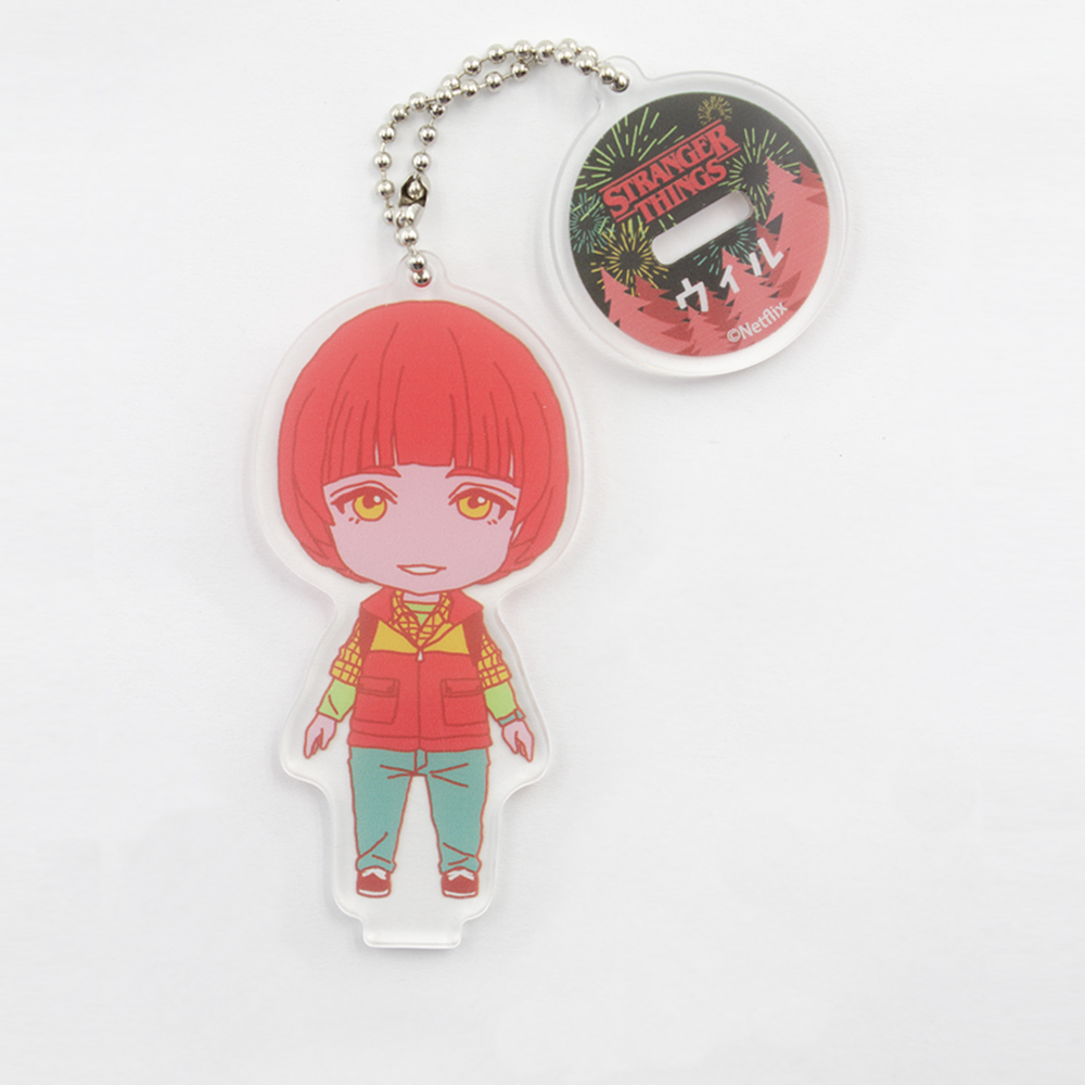 Stranger Things Nendoroid Plus retro design acrylic key chain Will (US Ver.)