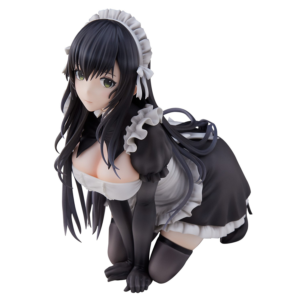 Black-haired Maid" illustration by Haori Io Complete Figure