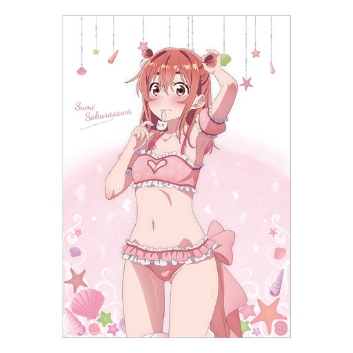 [KK64757] Rent-A-Girlfriend Swimsuit and Girlfriend A3-Sized Clear Poster Sumi Sakurasawa