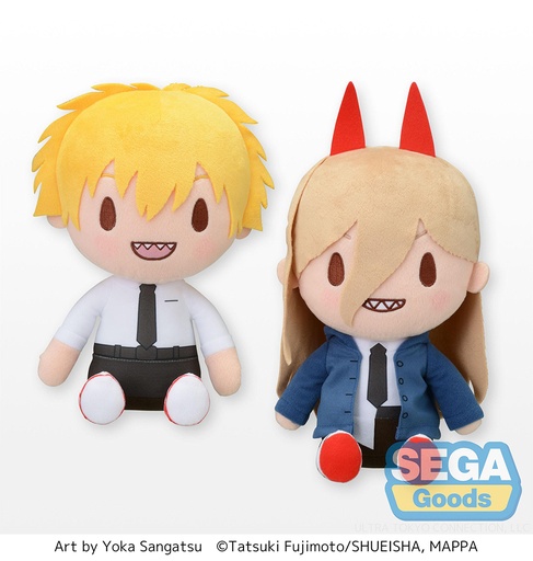 [SG51569] Chainsaw Man SP Plush feat. Sangatsu Youka "Denji & Power"
