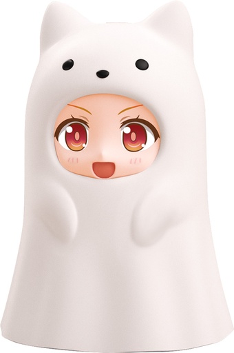 [G17080] Nendoroid More Kigurumi Face Parts Case (Ghost Cat: White)