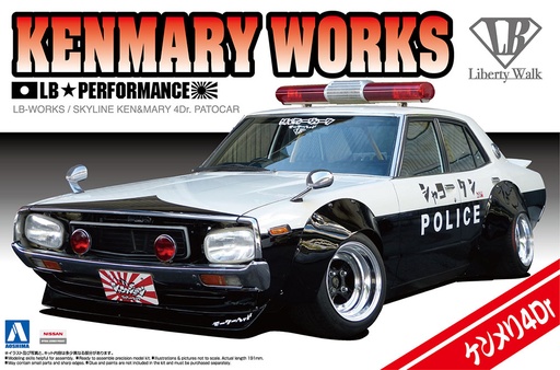 [AO01068] 1/24 LB WORKS KEN MARY 4Dr PATROL CAR