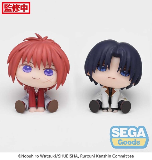 [SG54296] QyuruMe TV Anime "Rurouni Kenshin" Mini Figure "Kenshin Himura ･ Aoshi Shinomori" (EX)