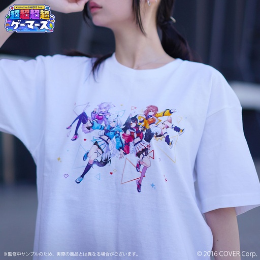 [ATV13768] hololive GAMERS fes. Cho-Cho-Cho-Cho GAMERS T-shirt White Ver.