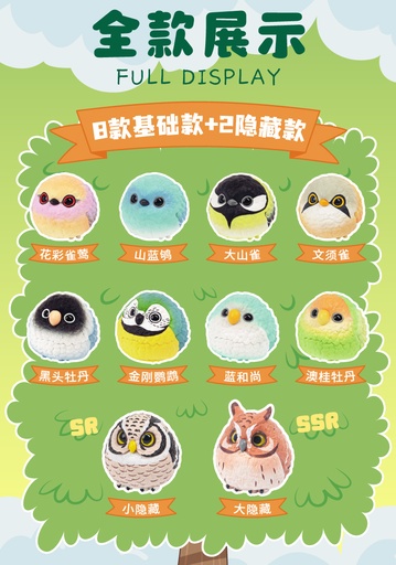 [DW09279] Chubby Birdies Series Vol. 4 Dream Island Trading Figure